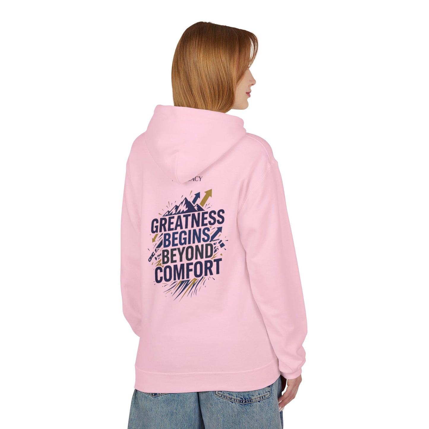 'Greatness Begins Beyond Comfort' Unisex Hoodie