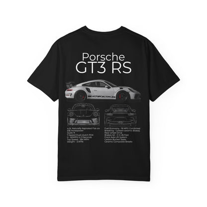 Porsche GT3 RS T-shirt | Car Lover Gift, Vintage Style Tee | German Flag Shirt