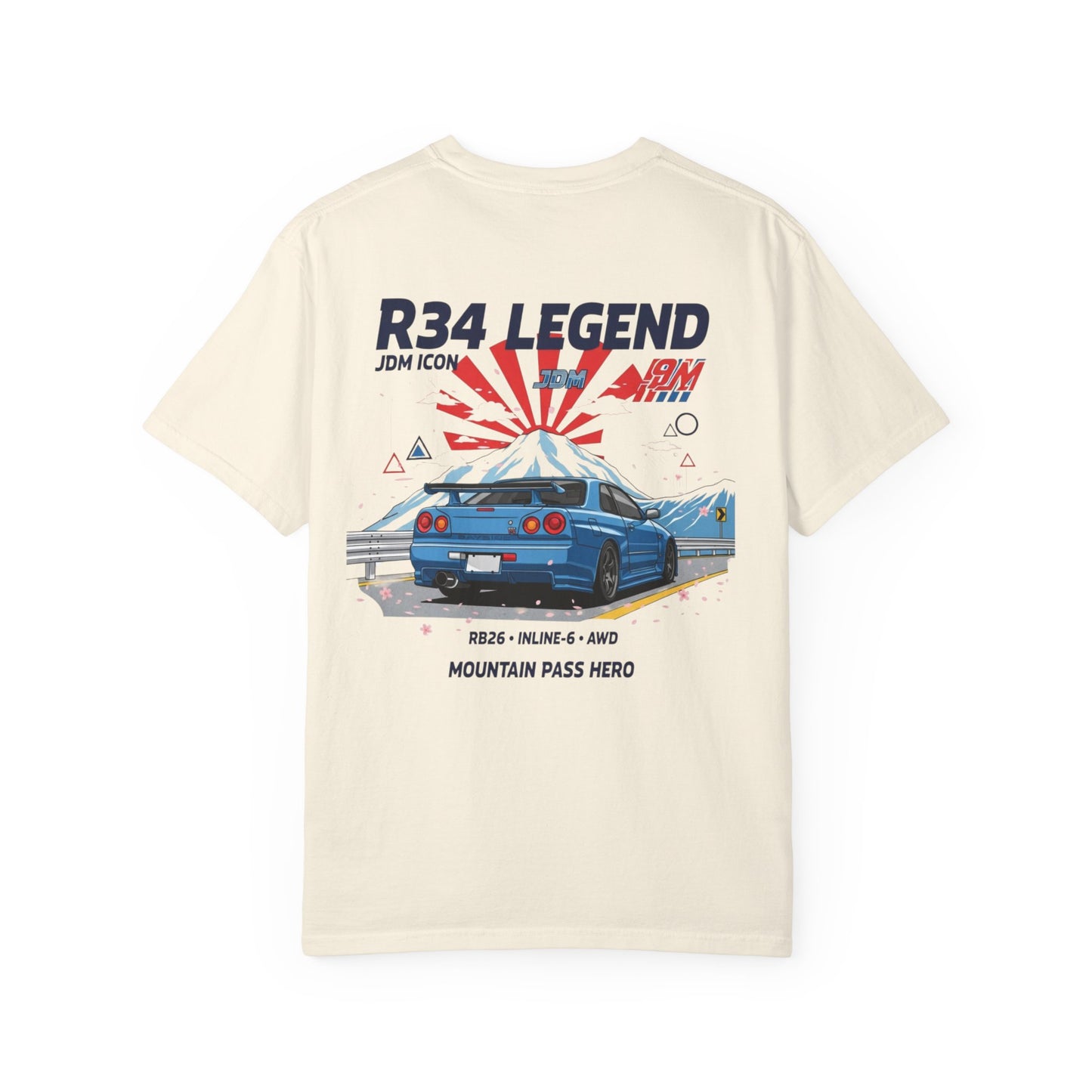 Unisex T-Shirt JDM R34 Legend Vintage Car Tee Graphic Shirt