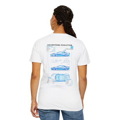 Engineering Evolution T-Shirt | Cool Graphic Tee for Car Enthusiasts | Unisex Garment-Dyed Shirt, Gift for Him, Automotive Apparel, [...]