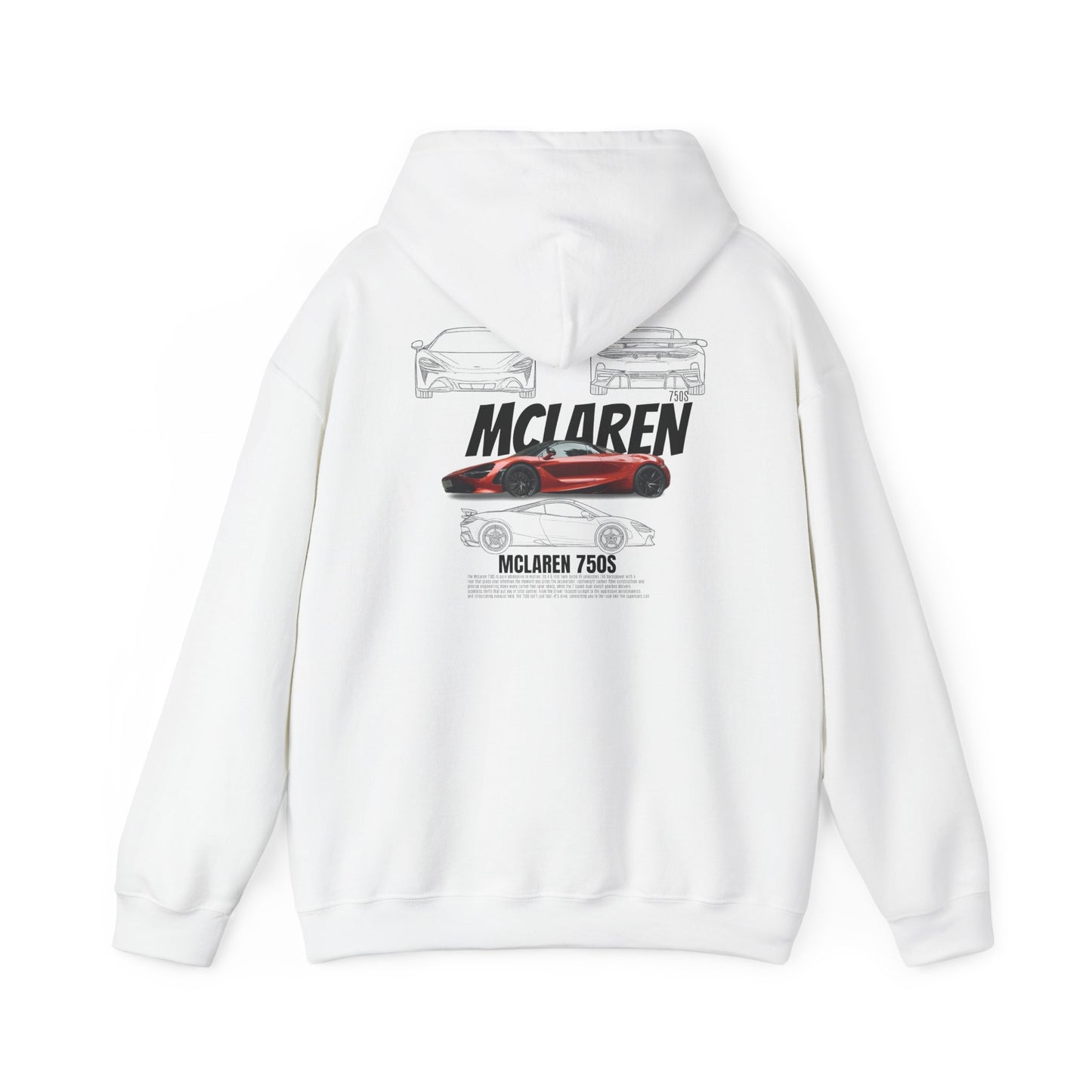 McLaren 750S Hoodie - Cool Car Hoodie