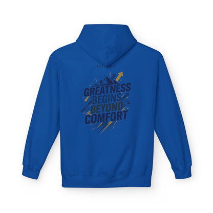 'Greatness Begins Beyond Comfort' Unisex Hoodie