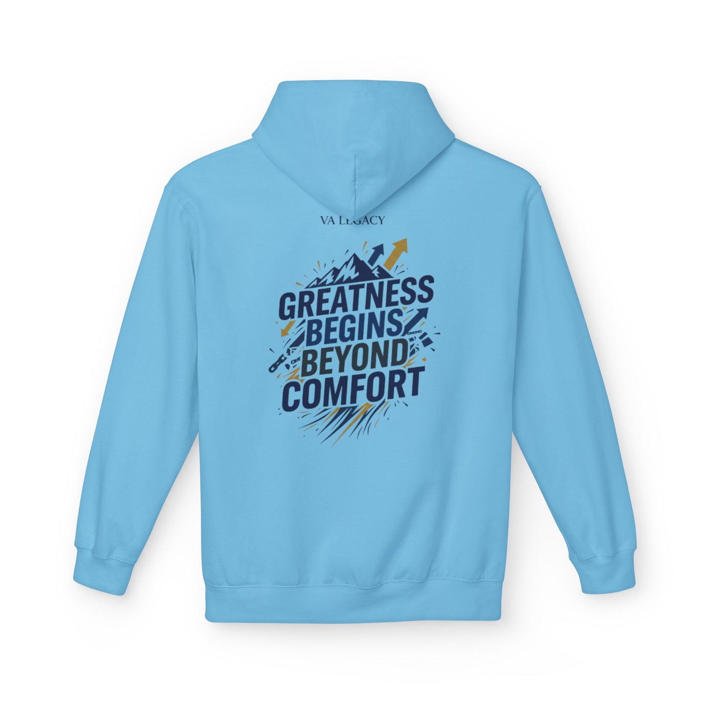 'Greatness Begins Beyond Comfort' Unisex Hoodie