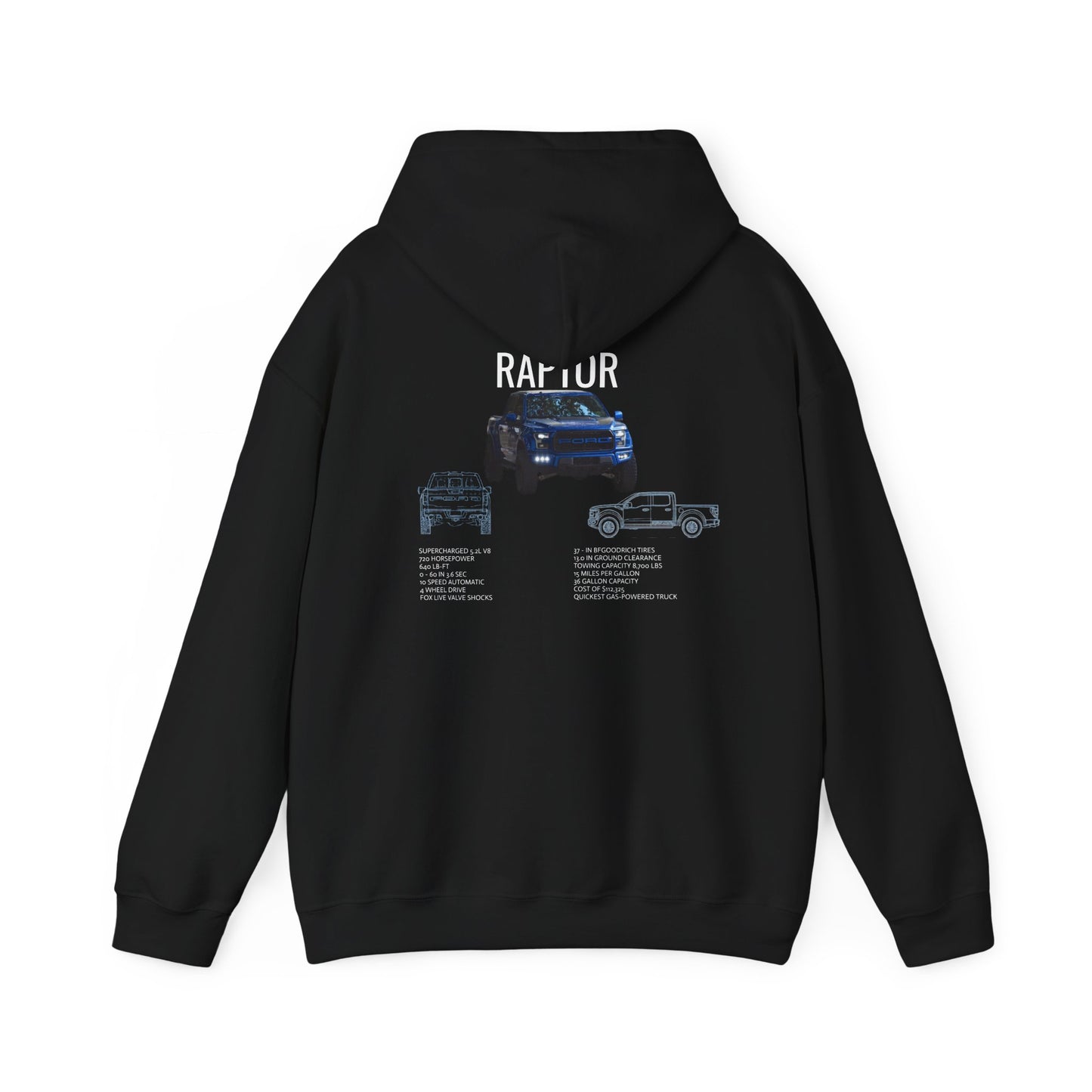 Ford Raptor Graphic Hoodie - Unisex