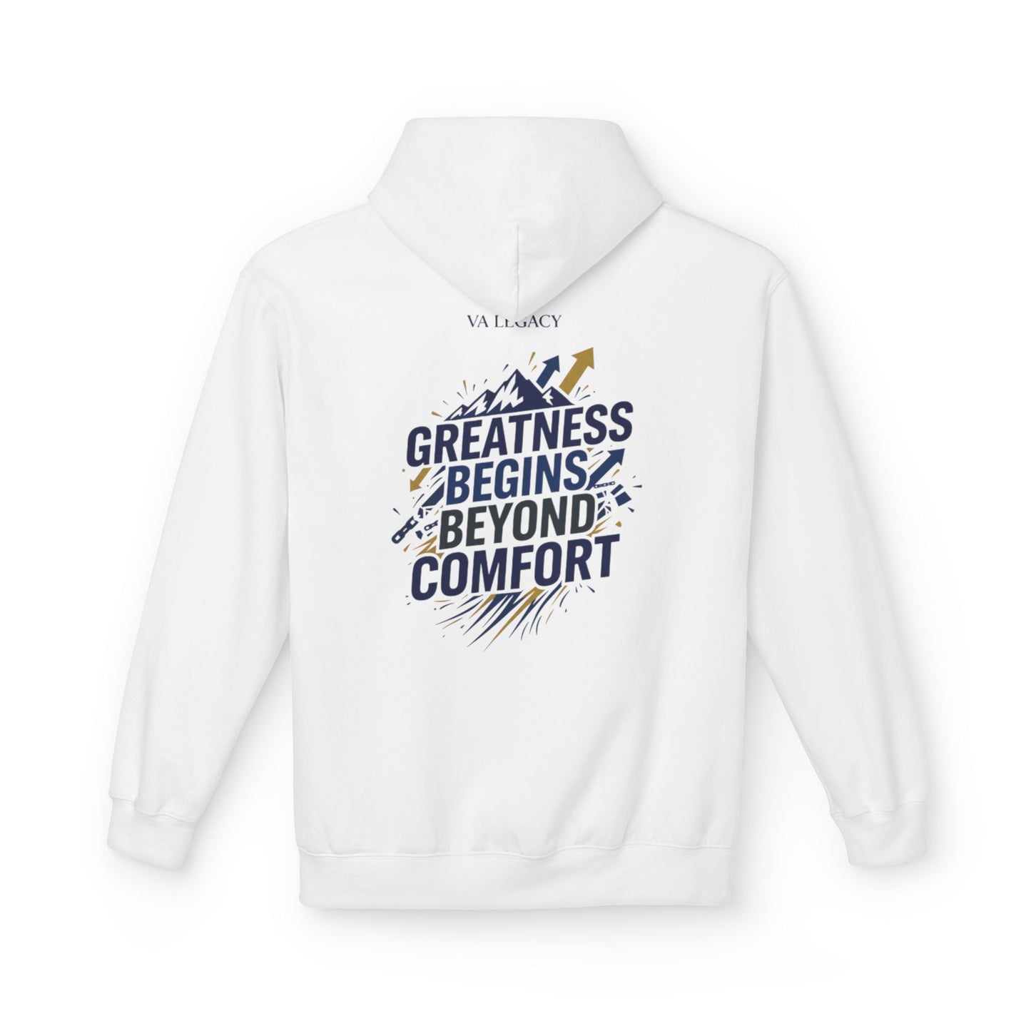 'Greatness Begins Beyond Comfort' Unisex Hoodie