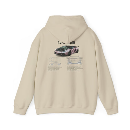 Lamborghini Aventador Graphic Hoodie