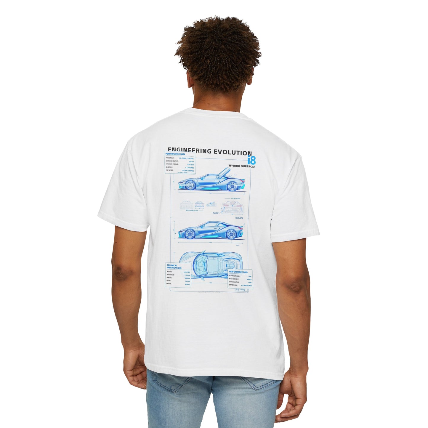Engineering Evolution T-Shirt | Cool Graphic Tee for Car Enthusiasts | Unisex Garment-Dyed Shirt, Gift for Him, Automotive Apparel, [...]