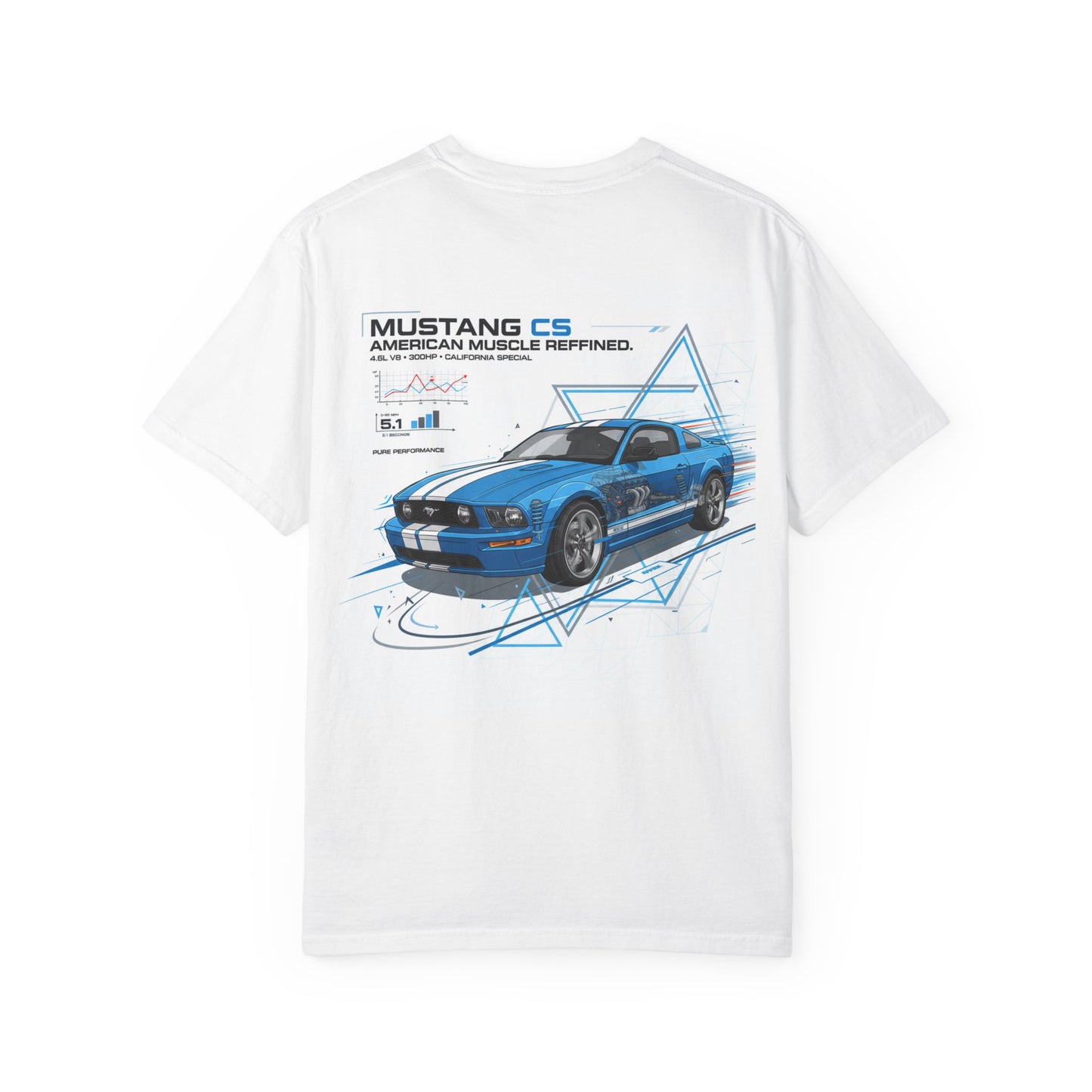 Mustang CS Graphic Tee - Unisex T-Shirt for Car Enthusiasts, Vintage Style, Perfect Gift for Birthdays, Father's Day, Automotive [...]