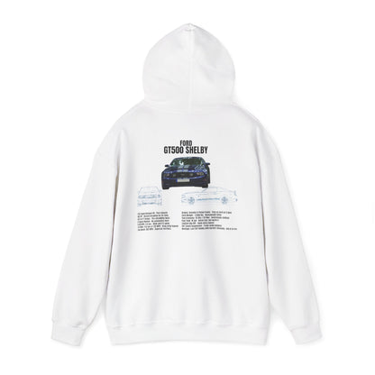 Ford GT500 Shelby Unisex Hoodie | Car Enthusiast Apparel, Vintage Style Tee
